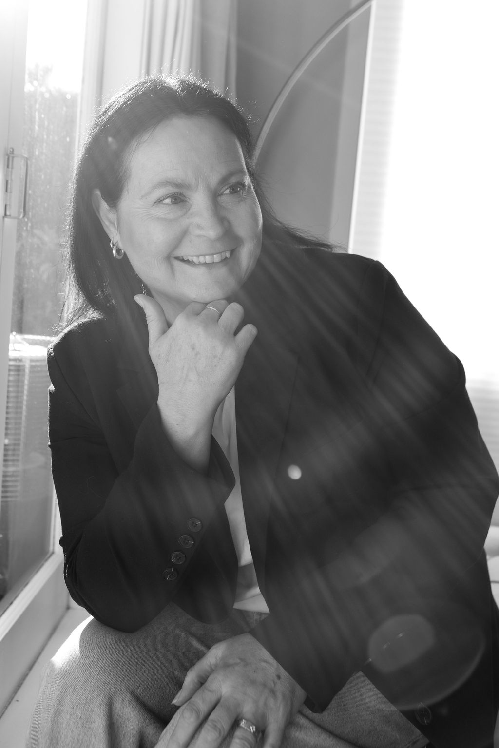 Portrait of Rochelle Jackson by a window